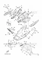 STANDAARD / VOETSTEUN voor Yamaha YP125RA 2015