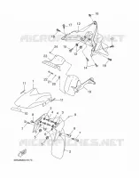 SPATBORD voor Yamaha EVOLIS 125 ABS 2015