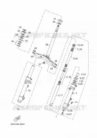 STUUR voor Yamaha EVOLIS 125 ABS 2015