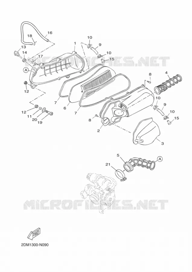 INLAAT 2 Yamaha SCOOTER 125 2015 EVOLIS  YP125RA
