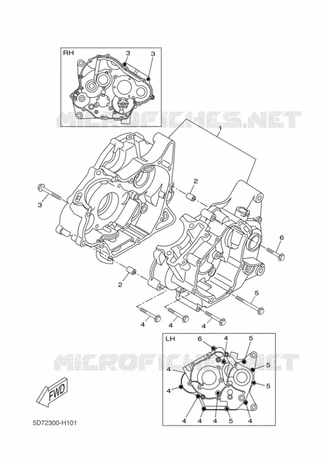 CARTERDELEN Yamaha MOTO 125 2014 YZF-R 125  YZF-R125