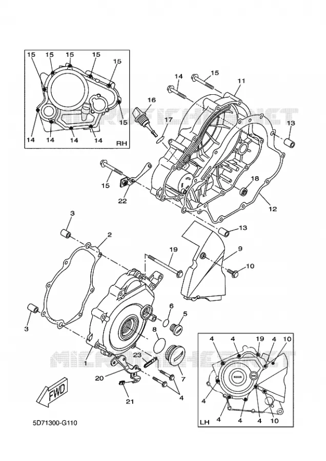 DEKSEL - MOTOR 1 Yamaha MOTO 125 2016 R125  YZF-R125A