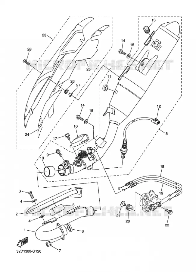 UITLAAT Yamaha MOTO 250 2015 WR-R  WR250R