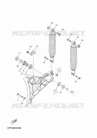 ACHTERBRUG / SCHOKBREKER voor Yamaha YP250R 2010