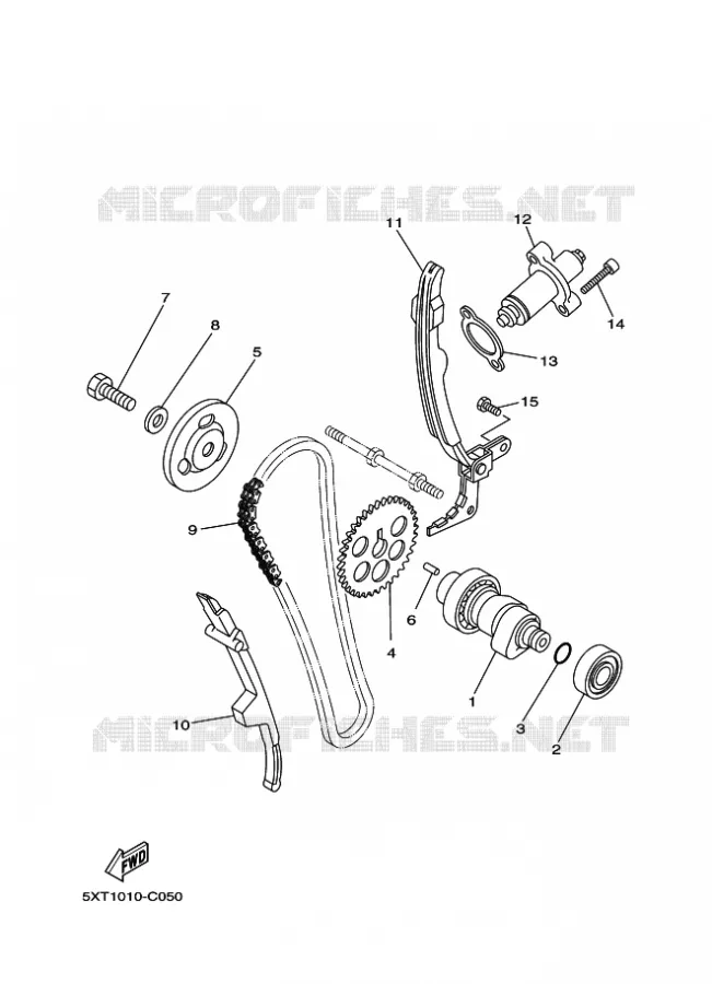 NOKKENAS / KETTING Yamaha MOTO 250 2015 XT  XT250