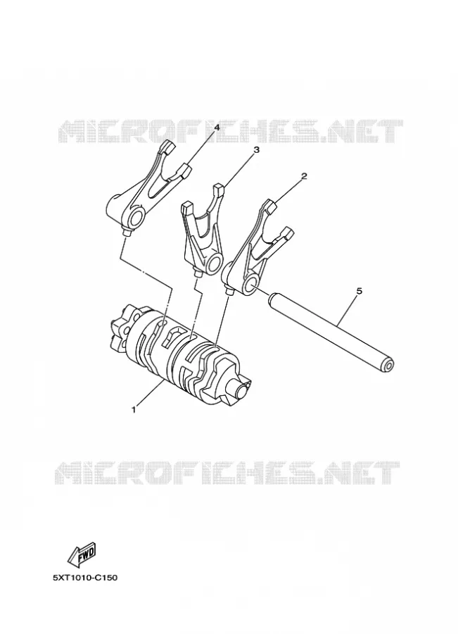 SCHAKELWALS Yamaha MOTO 250 2015 XT  XT250