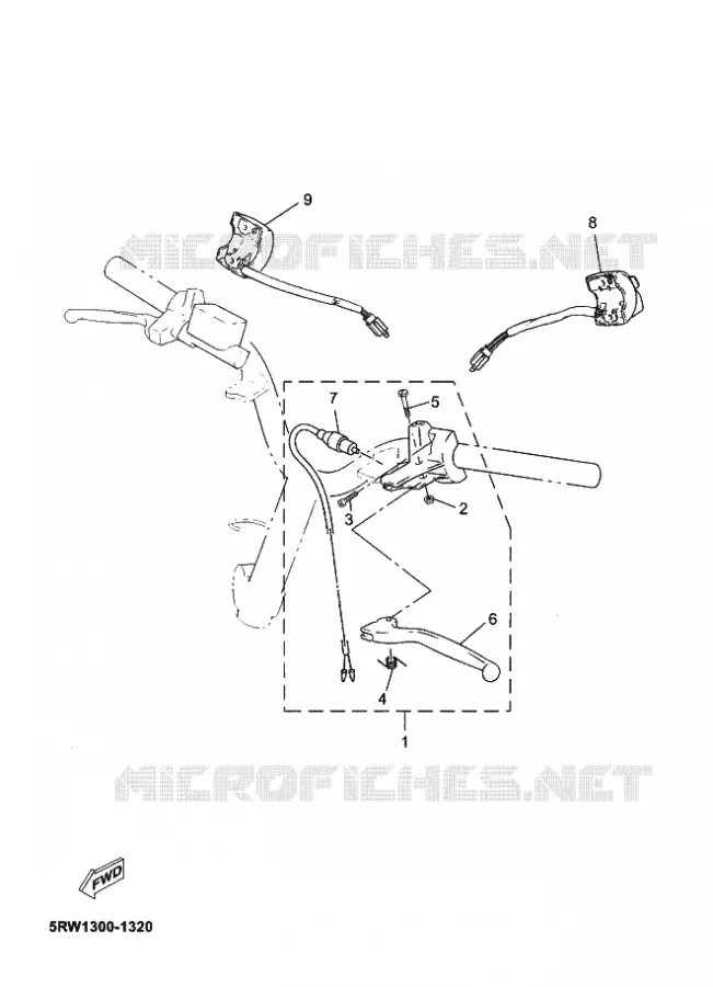STUURSCHAKELAAR / HEVEL Yamaha SCOOTER 50 2015 JOG R  CS50