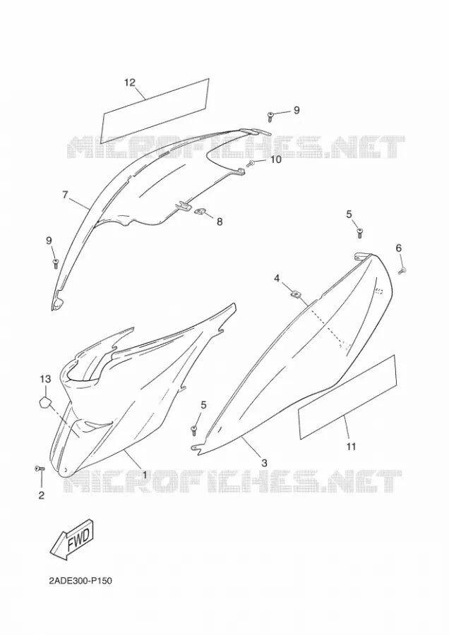 ZIJKUIPDEEL Yamaha SCOOTER 50 2015 MACH G  CS50Z
