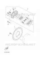 REMKLAUW ACHTER voor Yamaha YP400RA 2015