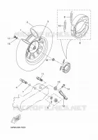 ACHTERWIEL voor Yamaha BOOSTER SPIRIT 2016