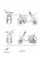 STICKER voor Yamaha BOOSTER SPIRIT 2016