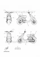 STICKER voor Yamaha BOOSTER 50 NAKED 13