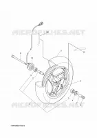 VOORWIEL voor Yamaha BOOSTER 50 NAKED 13