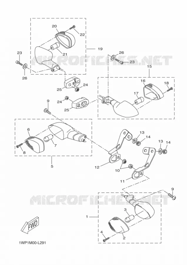 KNIPPERLICHT Yamaha SCOOTER 50 2016 BOOSTER  CW50LN