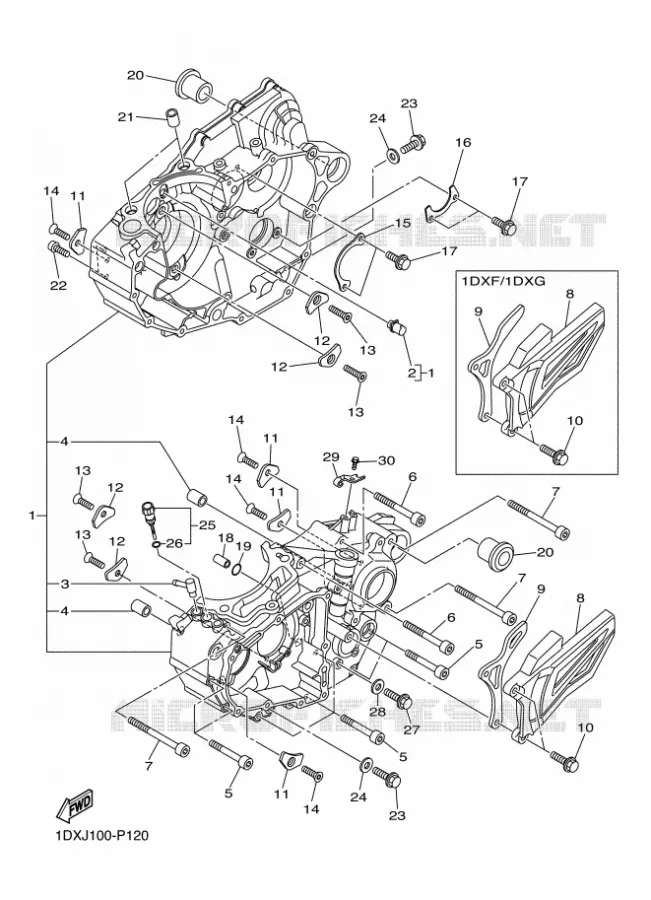 CARTERDELEN Yamaha MOTO 450 2015 WRF  WR450F