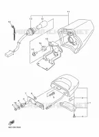 ACHTERLICHT voor Yamaha DIVERSION 600 ABS 2014
