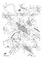 RADIATEUR / SLANG voor Yamaha DIVERSION 600 ABS 2014