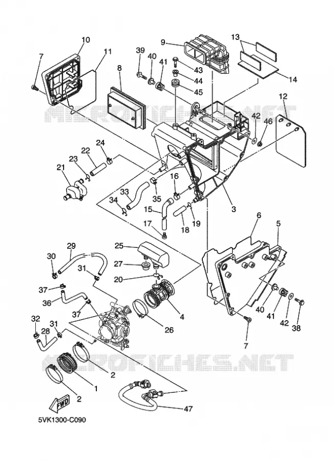 INLAAT Yamaha MOTO 660 2011 XTR  XT660R