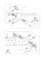KNIPPERLICHT voor Yamaha MT09 2015