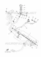 REMPOMP ACHTER voor Yamaha MT09 2015