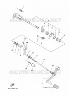 SCHAKEL STANG / PEDAAL voor Yamaha MT09 2015