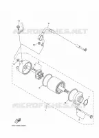 STARTMOTOR voor Yamaha MT09 2015