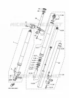 VOORVORK voor Yamaha MT09 2015
