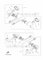 KNIPPERLICHT voor Yamaha MT09A 2015