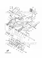 ACHTERBRUG voor Yamaha MT09A 2015