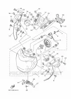 KOPLAMP voor Yamaha MT09A 2015