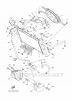 RADIATEUR / SLANG voor Yamaha MT-09 TRACER ABS 2015