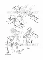 STANDAARD / VOETSTEUN voor Yamaha MT-09 TRACER ABS 2015