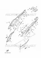 ZIJKUIPDEEL voor Yamaha MT-09 TRACER ABS 2015