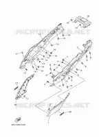 ZIJKUIPDEEL voor Yamaha MT-09 TRACER ABS 2015