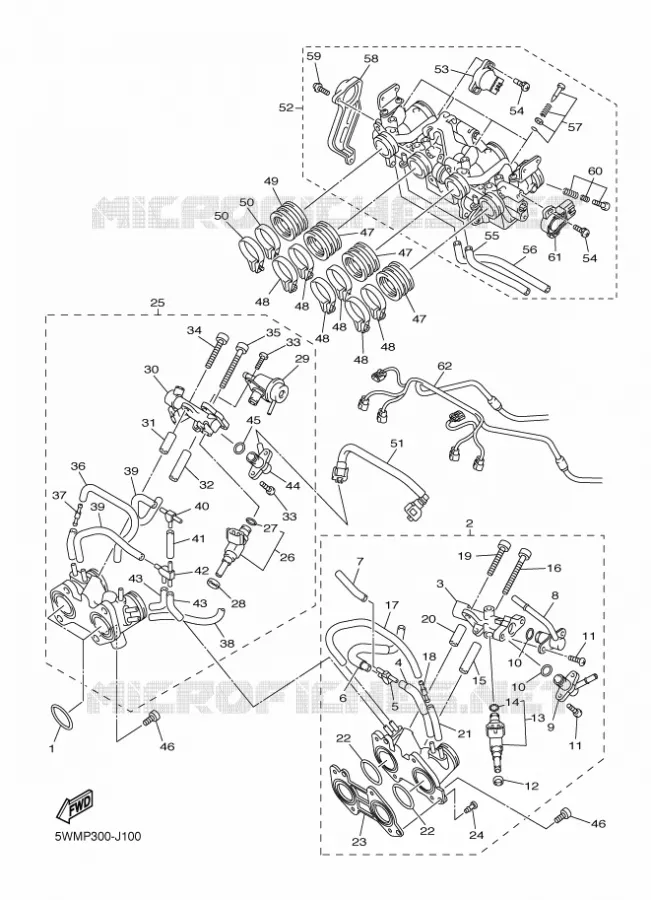 INLAAT 2 Yamaha MOTO 1300 2015 XJR  XJR1300C
