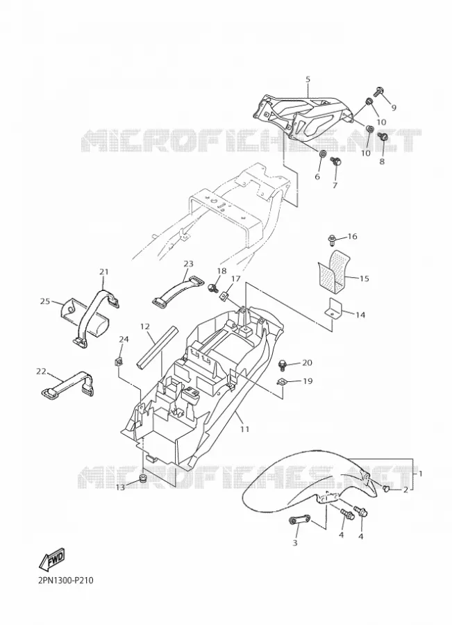 SPATBORD Yamaha MOTO 1300 2015 XJR  XJR1300C