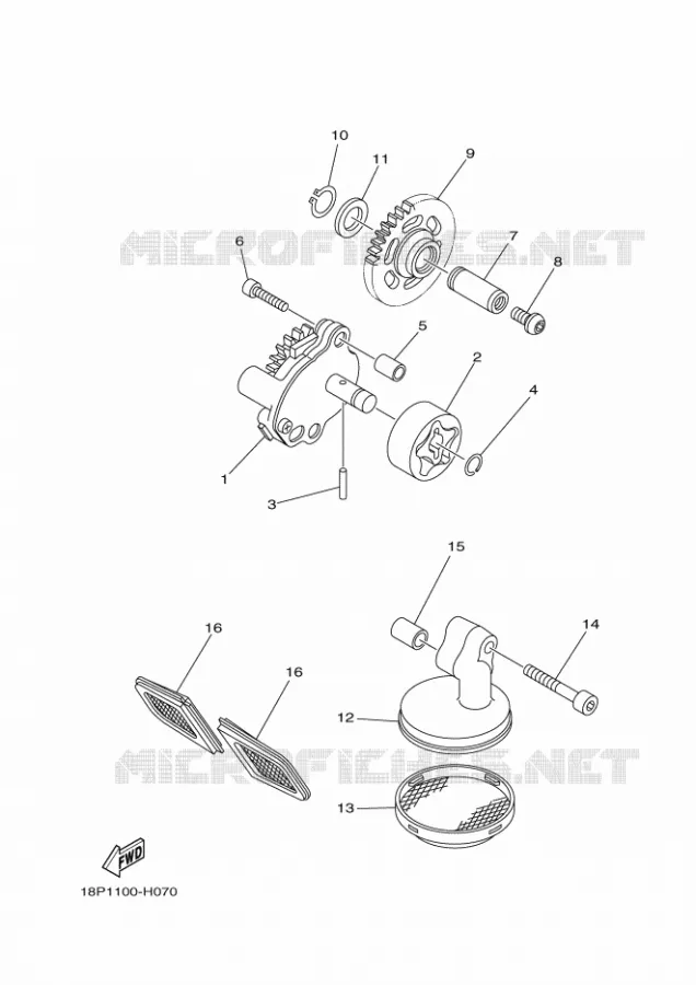 OLIEPOMP Yamaha QUAD 450 2016 YFZ  YFZ450RYFZ45YSSGYFZ450R SE