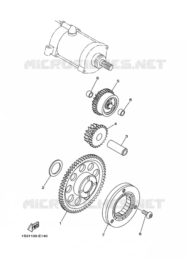 STARTMOTOR Yamaha QUAD 700 2015 RAPTOR  YFM700RYFM700RF