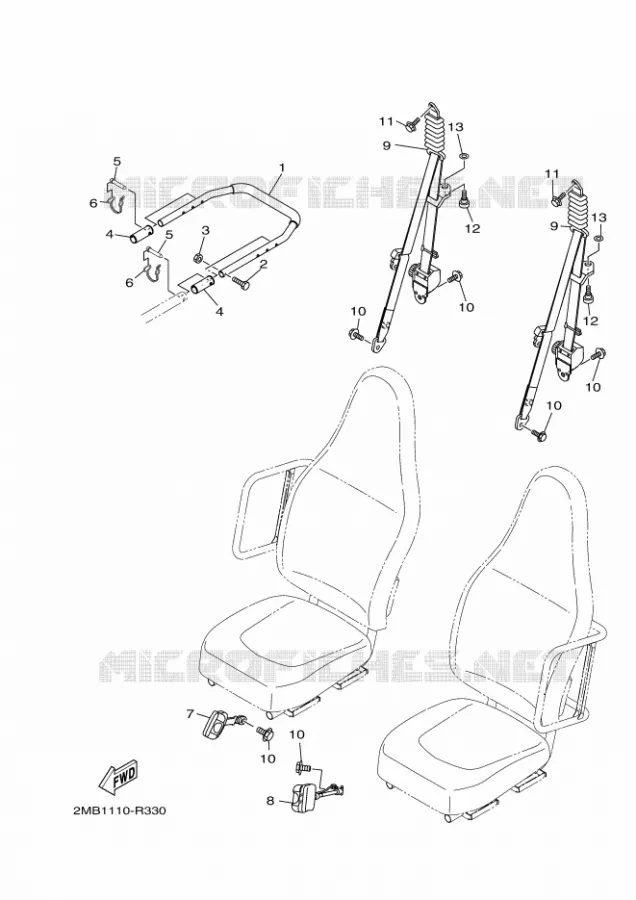 ZADEL 2 Yamaha SIDE BY SIDE 700 2016 WOLVERINE  YXE700EYXE70WPXG