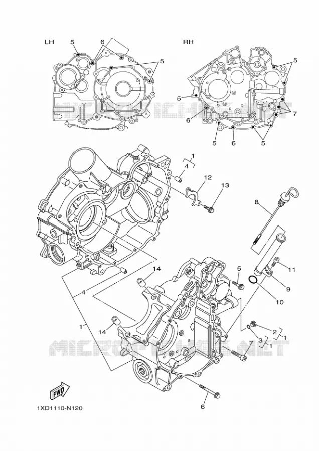 CARTERDELEN Yamaha SIDE BY SIDE 700 2014 VIKING  YXM700EYXM700PHE
