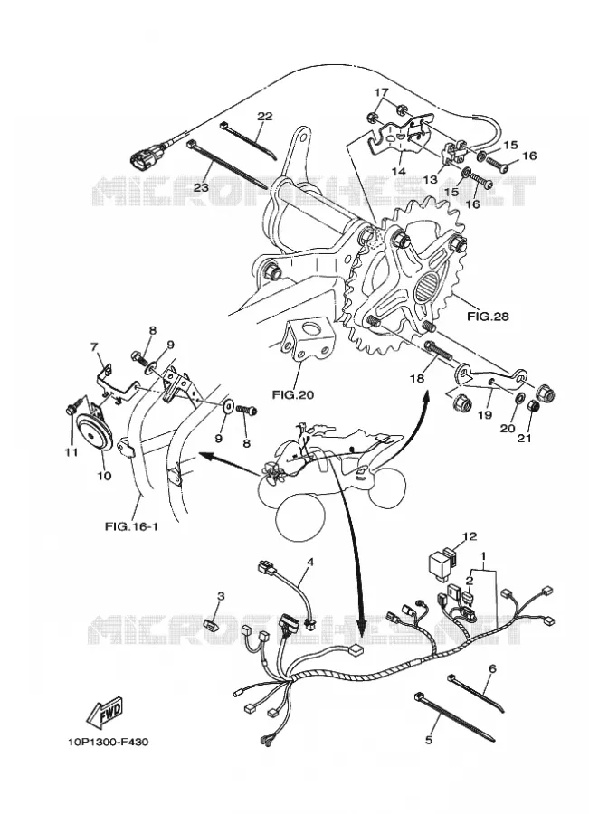 ELECTRISCH 2 Yamaha QUAD 350 2009 RAPTOR  YFM350R
