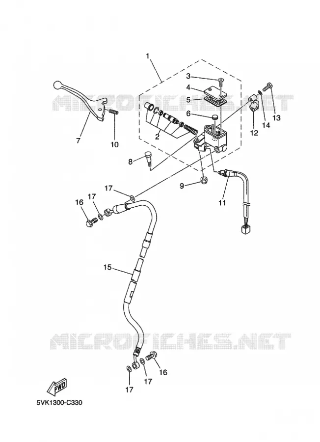 REMPOMP VOOR Yamaha MOTO 660 2014 XTX  XT660X