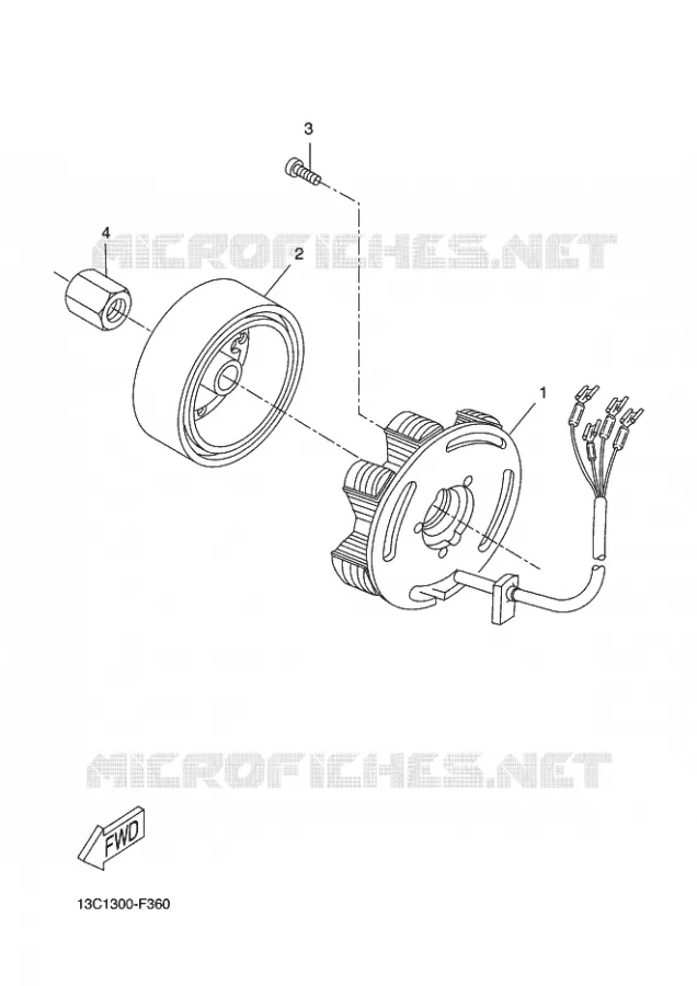 DYNAMO Yamaha MOTO 50 2009 DTR  DT50R
