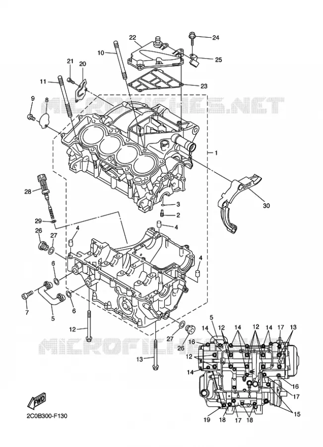 CARTERDELEN Yamaha MOTO 600 2011 R6  YZF-R6