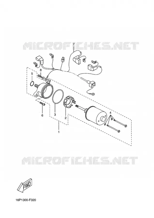 STARTMOTOR Yamaha SCOOTER 125 2009 XCITY  VP125
