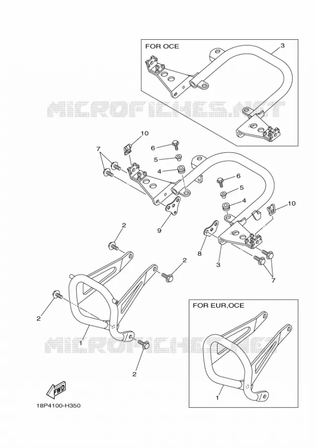 BUMPER Yamaha QUAD 450 2010 YFZ  YFZ450R