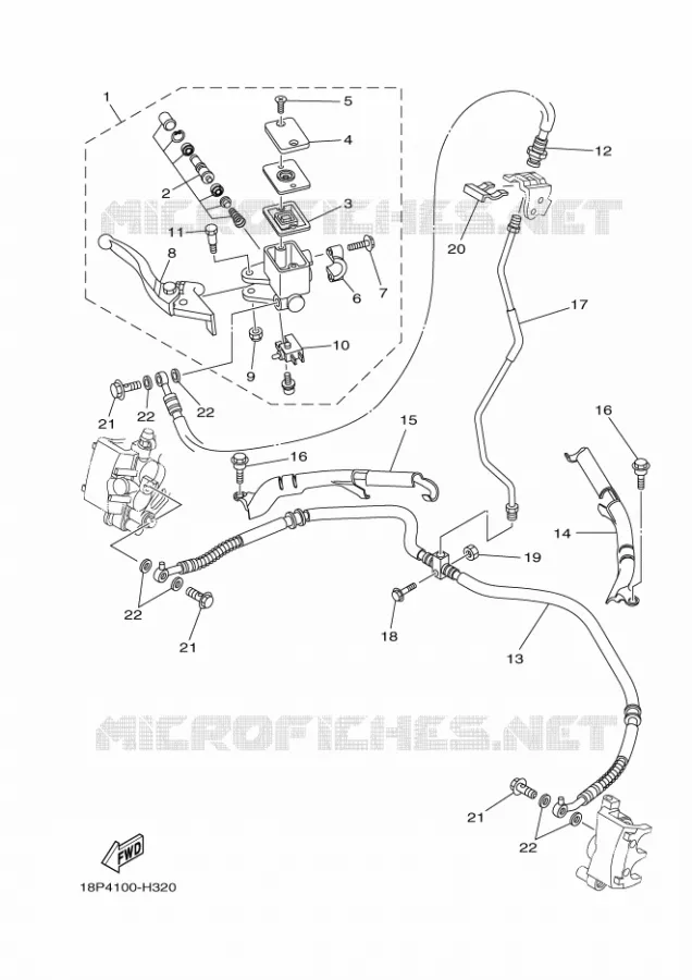 REMPOMP VOOR Yamaha QUAD 450 2010 YFZ  YFZ450R
