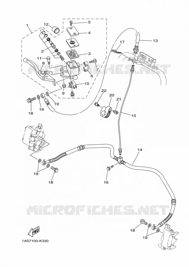 REMPOMP VOOR Yamaha QUAD 700 2011 RAPTOR  YFM700R