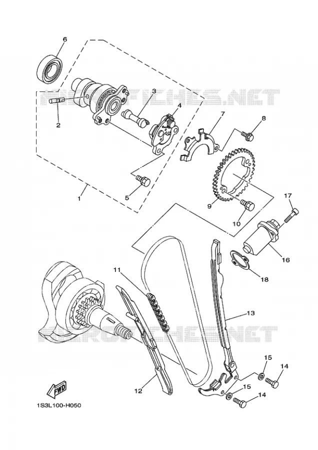 NOKKENAS / KETTING Yamaha QUAD 700 2012 RAPTOR  YFM700R