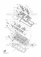 CILINDERKOP voor Yamaha FZ8SA 2014